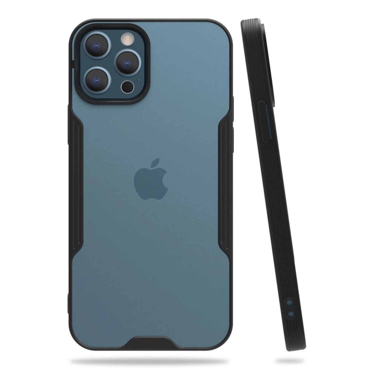 İphone 12 Pro Max Kılıf Platin Silikon - Siyah İphone 12 Pro Max Kılıf Platin Silikon - Siyah