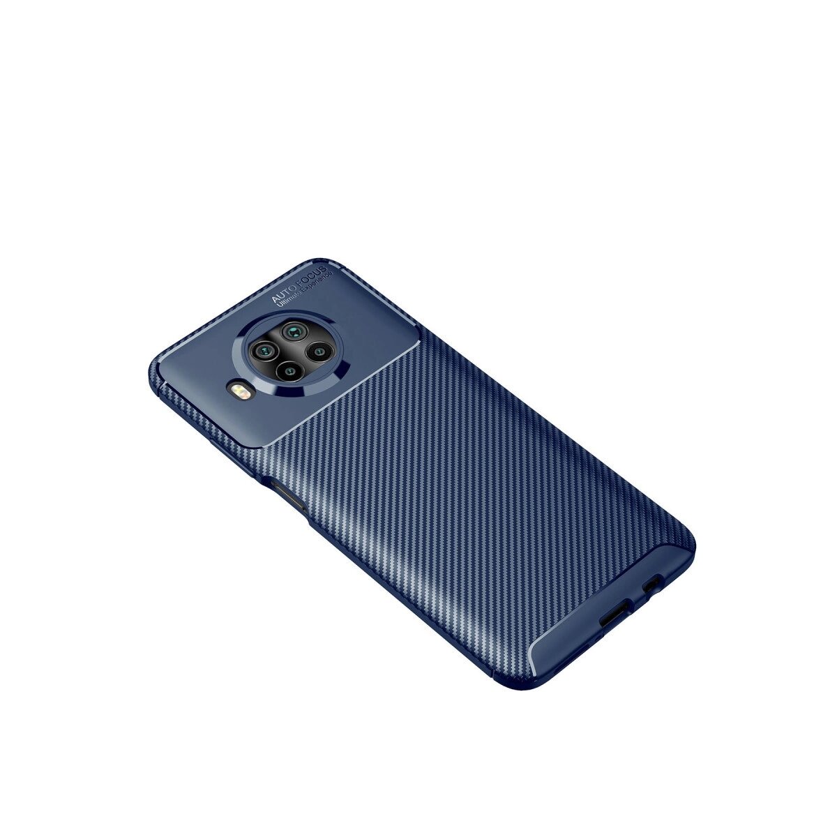 Xiaomi Mi 10t Lite Kılıf Auto Focus Karbon Kapak - Lacivert Xiaomi Mi 10t Lite Kılıf Auto Focus Karbon Kapak - Lacivert