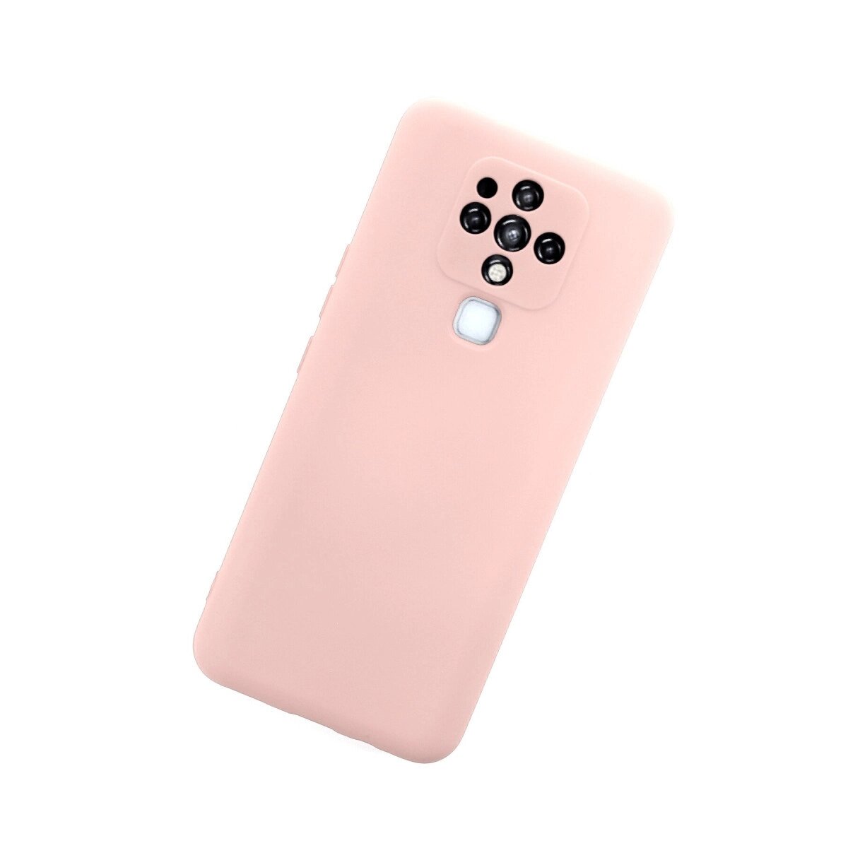 Tecno Camon 16 Kılıf Nano İçi Kadife Silikon - Pudra Tecno Camon 16 Kılıf Nano İçi Kadife Silikon - Pudra