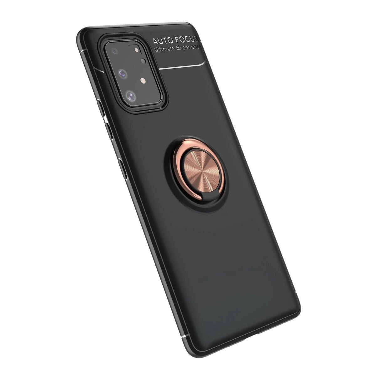 Samsung Galaxy A91 / S10 Lite Kılıf Range Yüzüklü Silikon - Siyah-gold Samsung Galaxy A91 / S10 Lite Kılıf Range Yüzüklü Silikon - Siyah-gold