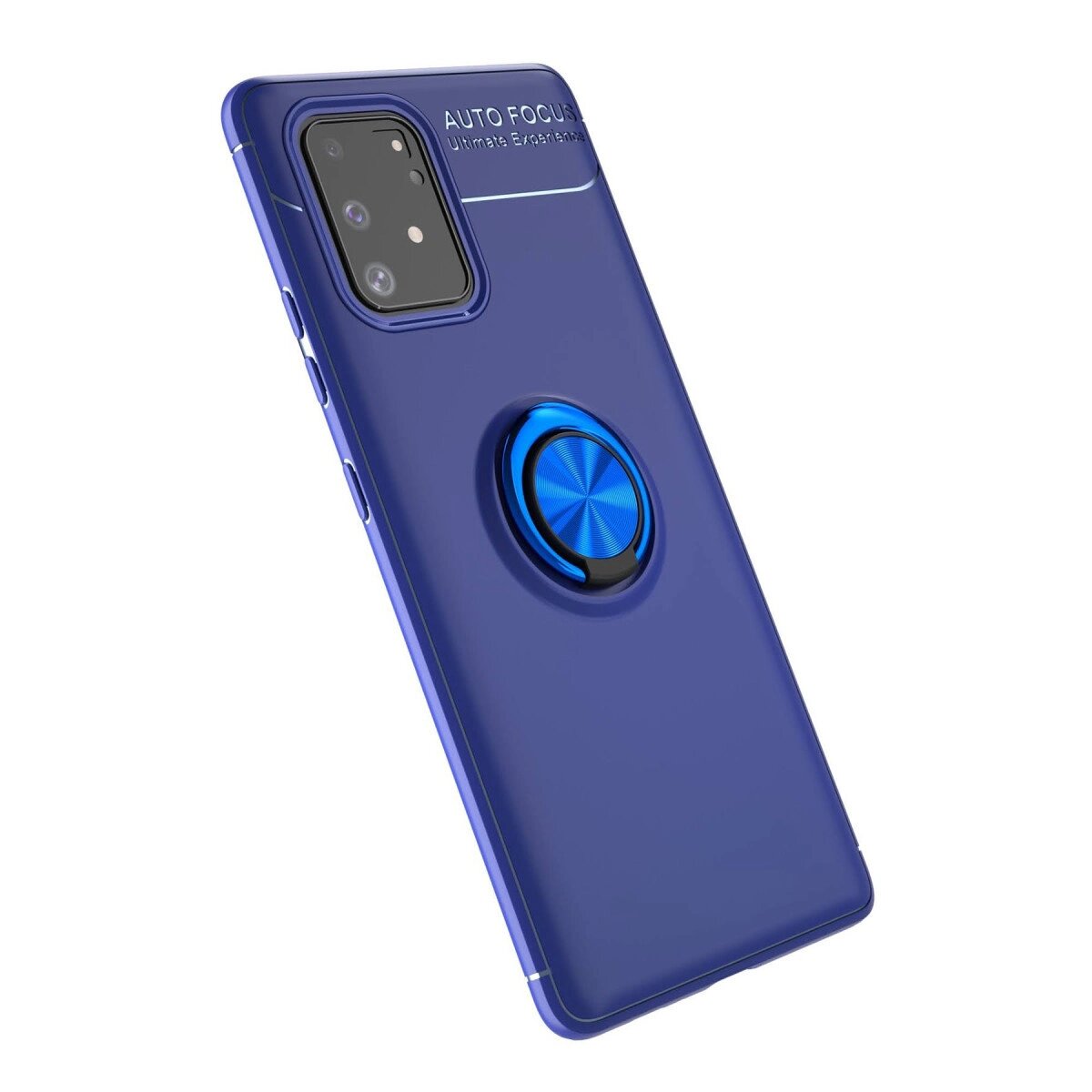 Samsung Galaxy A91 / S10 Lite Kılıf Range Yüzüklü Silikon - Mavi Samsung Galaxy A91 / S10 Lite Kılıf Range Yüzüklü Silikon - Mavi
