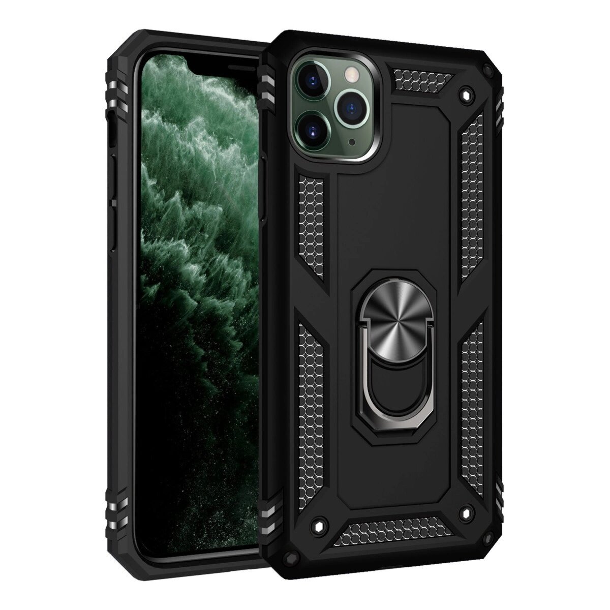 İphone 11 Pro Kılıf Sofya Yüzüklü Silikon Kapak - Siyah İphone 11 Pro Kılıf Sofya Yüzüklü Silikon Kapak - Siyah