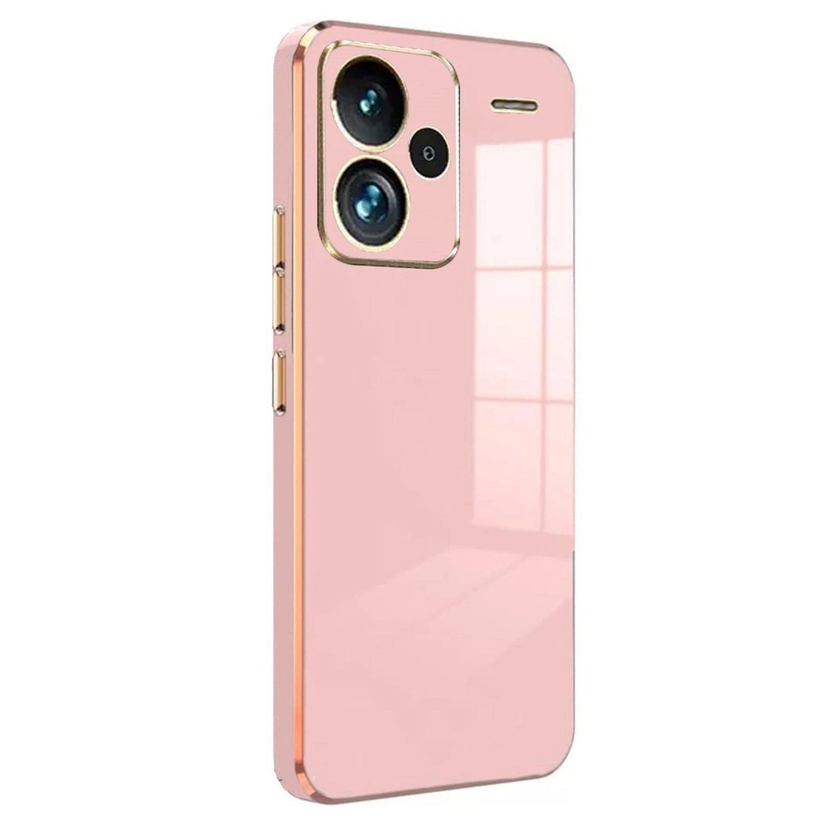 Xiaomi Redmi Note 13 Pro Plus Kılıf Volet Silikon - Pembe Xiaomi Redmi Note 13 Pro Plus Kılıf Volet Silikon - Pembe