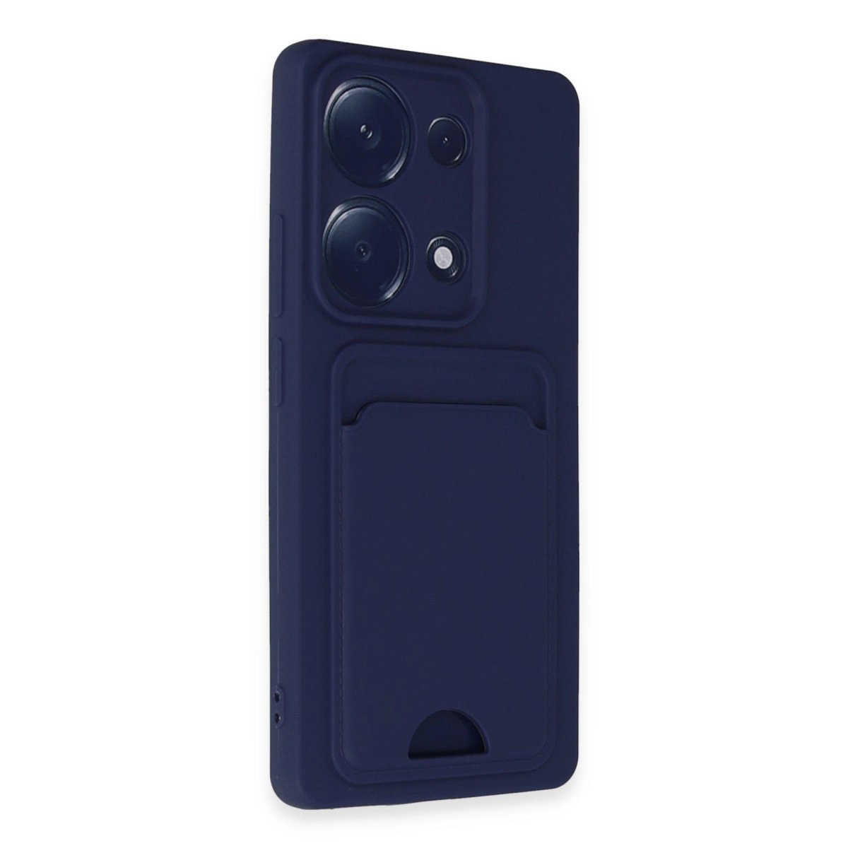 Xiaomi Redmi Note 13 Pro 4g Kılıf Kelvin Kartvizitli Silikon - Lacivert Xiaomi Redmi Note 13 Pro 4g Kılıf Kelvin Kartvizitli Silikon - Lacivert