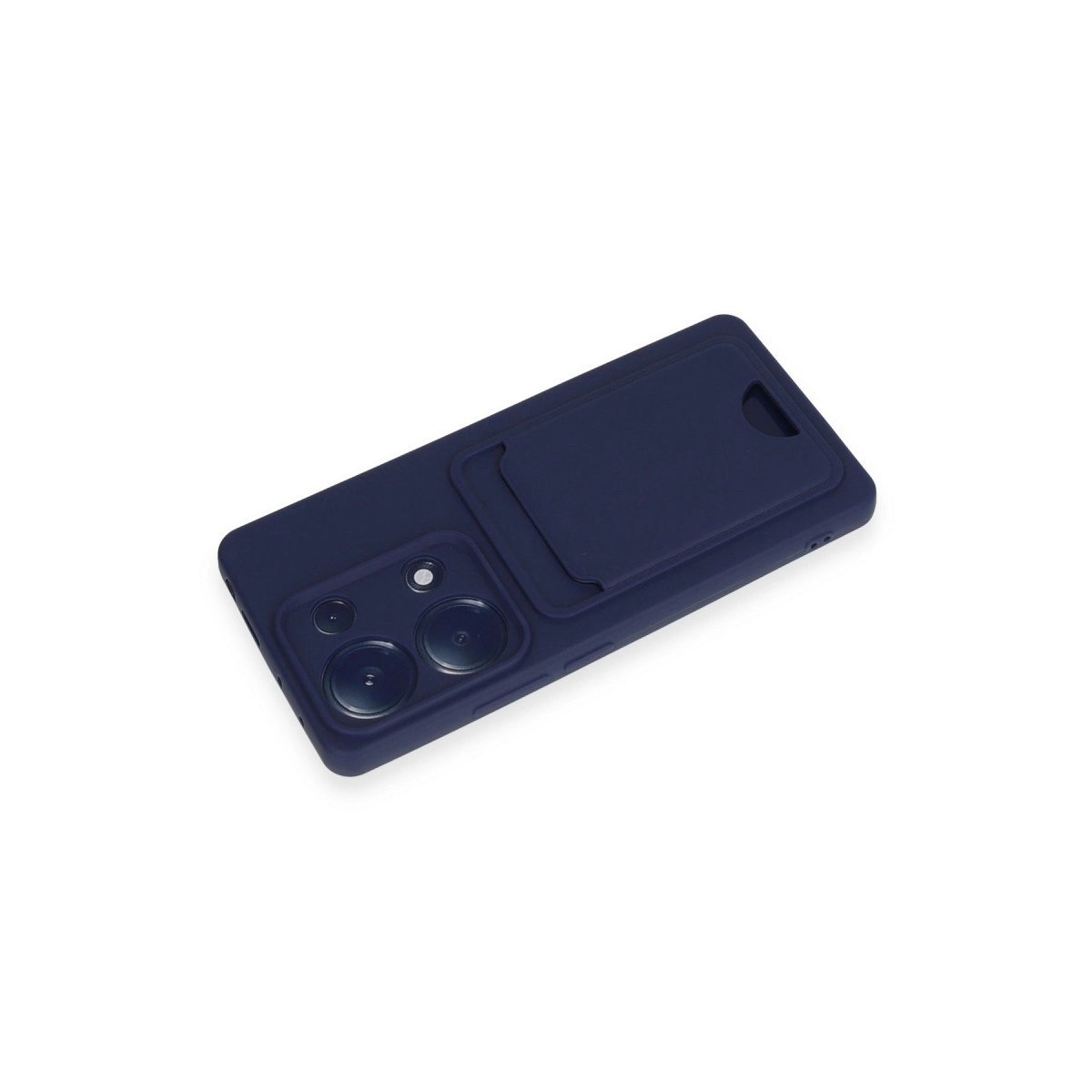 Xiaomi Redmi Note 13 Pro 4g Kılıf Kelvin Kartvizitli Silikon - Lacivert Xiaomi Redmi Note 13 Pro 4g Kılıf Kelvin Kartvizitli Silikon - Lacivert