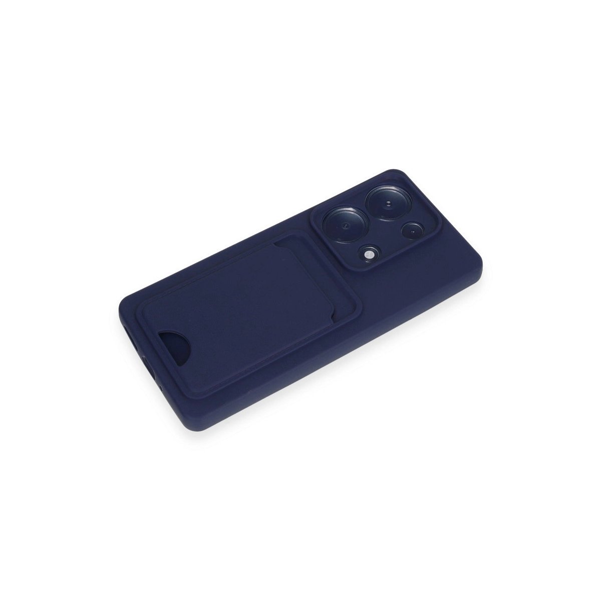 Xiaomi Redmi Note 13 Pro 4g Kılıf Kelvin Kartvizitli Silikon - Lacivert Xiaomi Redmi Note 13 Pro 4g Kılıf Kelvin Kartvizitli Silikon - Lacivert