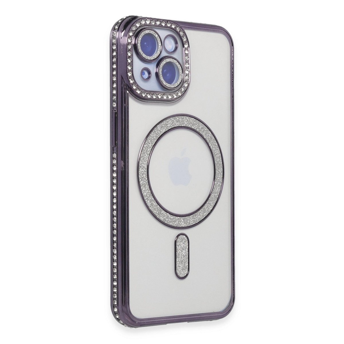 İphone 13 Kılıf Joke Simli Magneticsafe Kılıf - Derin Mor İphone 13 Kılıf Joke Simli Magneticsafe Kılıf - Derin Mor