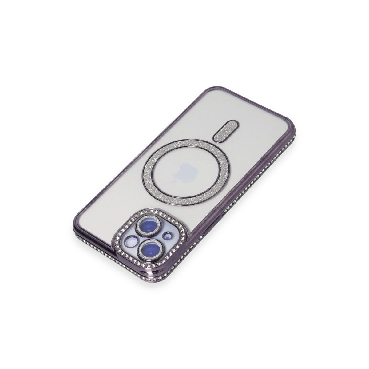 İphone 13 Kılıf Joke Simli Magneticsafe Kılıf - Derin Mor İphone 13 Kılıf Joke Simli Magneticsafe Kılıf - Derin Mor
