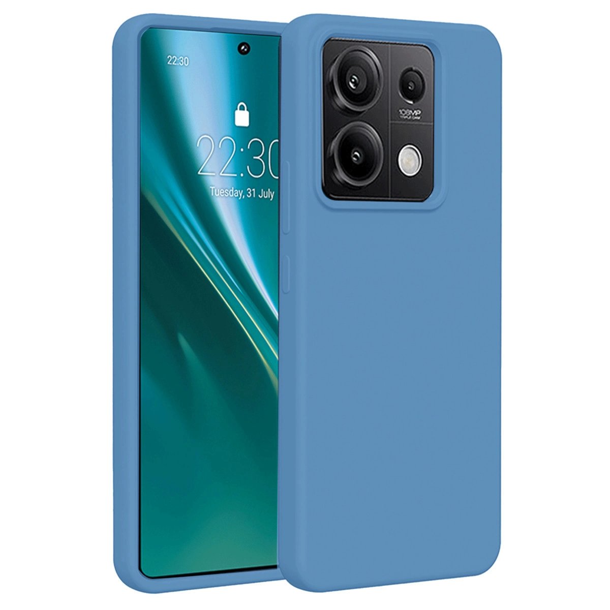 Xiaomi Redmi Note 13 Pro 5g Kılıf First Silikon - Mavi Xiaomi Redmi Note 13 Pro 5g Kılıf First Silikon - Mavi