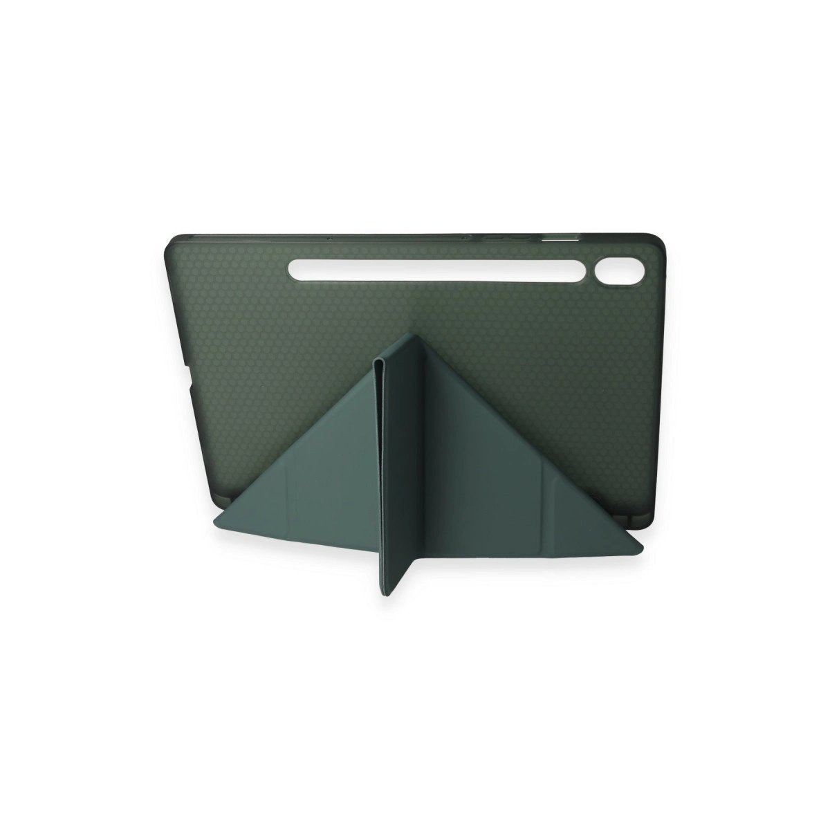 Samsung Galaxy Tab A9 Plus Kılıf Kalemlikli Mars Tablet Kılıfı - Koyu Yeşil Samsung Galaxy Tab A9 Plus Kılıf Kalemlikli Mars Tablet Kılıfı - Koyu Yeşil