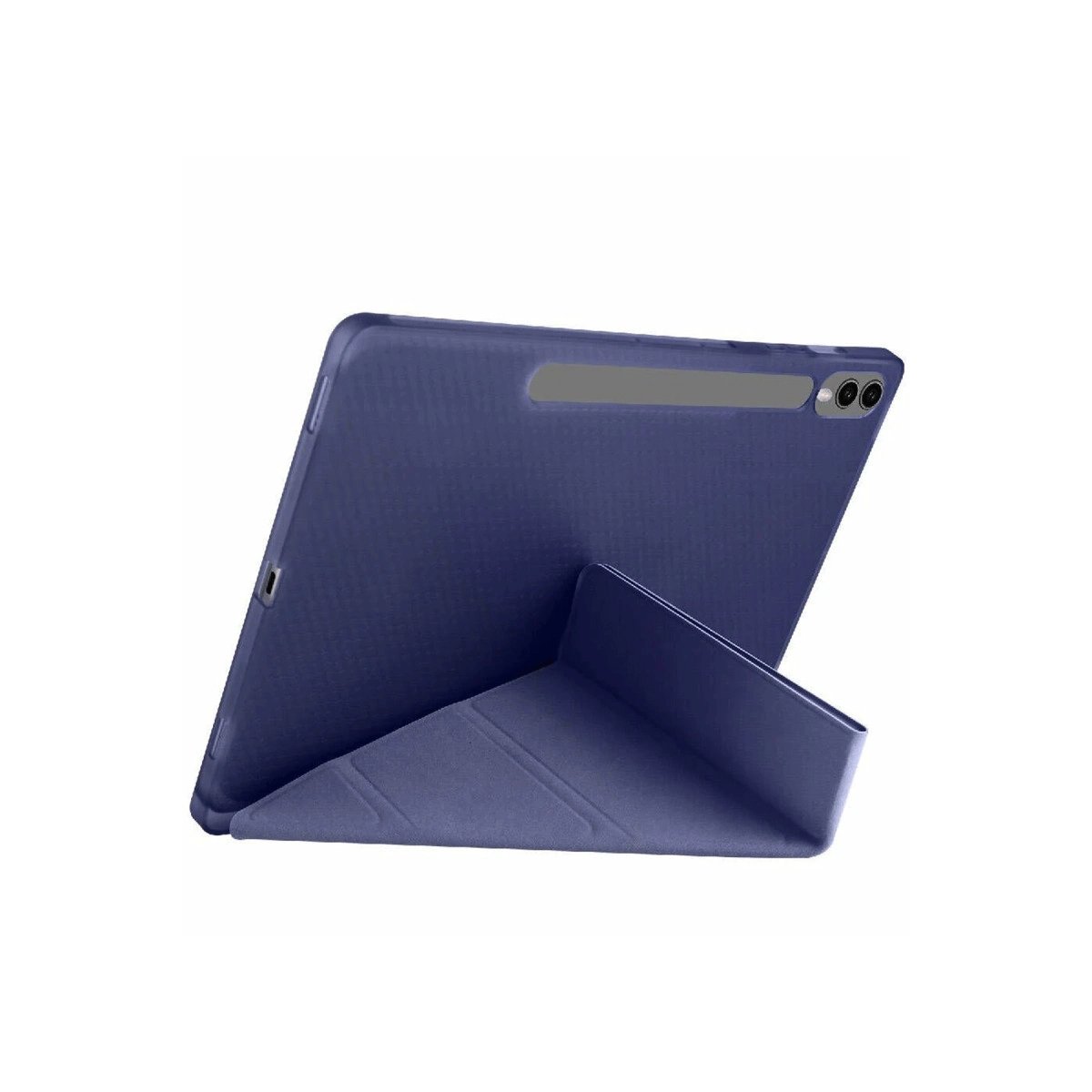 Samsung Galaxy X610 Tab S9 Fe Plus 12.4 Kılıf Kalemlikli Mars Tablet Kılıfı - Lacivert
