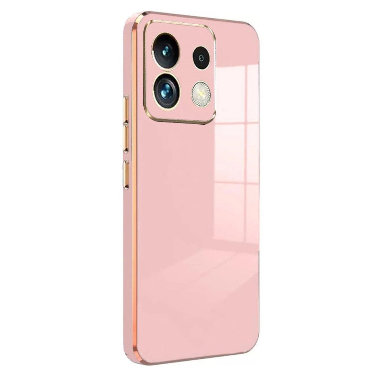 Xiaomi Poco M6 Pro 4g Kılıf Volet Silikon - Pembe Xiaomi Poco M6 Pro 4g Kılıf Volet Silikon - Pembe