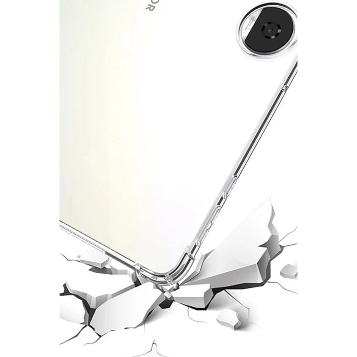 Huawei Honor Pad 9 Kılıf Anti Shock Tablet Silikon - Şeffaf Huawei Honor Pad 9 Kılıf Anti Shock Tablet Silikon - Şeffaf
