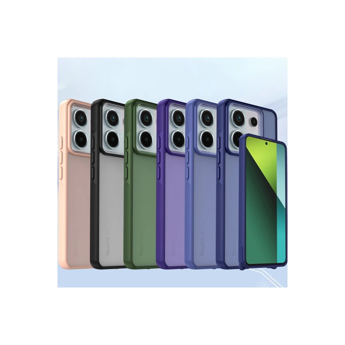 Xiaomi Redmi Note 13 Pro 5g Kılıf Elegant Kapak - Derin Mor