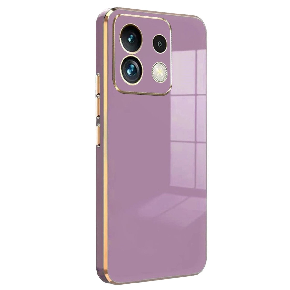 Xiaomi Redmi Note 13 5g Kılıf Volet Silikon - Mor Xiaomi Redmi Note 13 5g Kılıf Volet Silikon - Mor