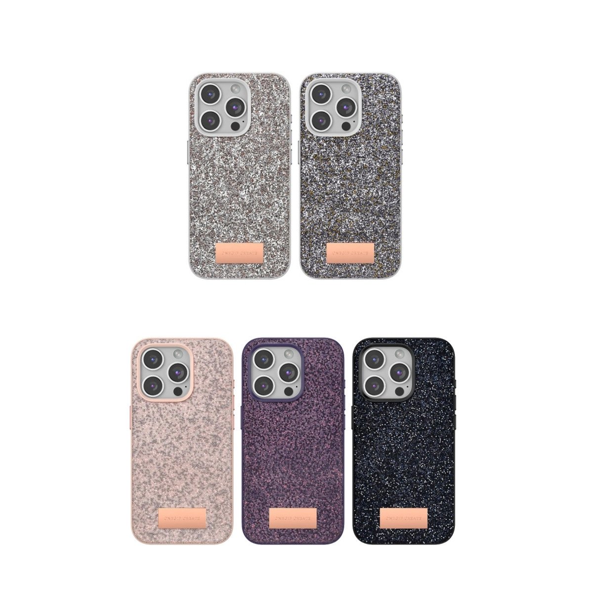 Onegif İphone 14 Pro Bright Simli Kapak - Derin Mor Onegif İphone 14 Pro Bright Simli Kapak - Derin Mor