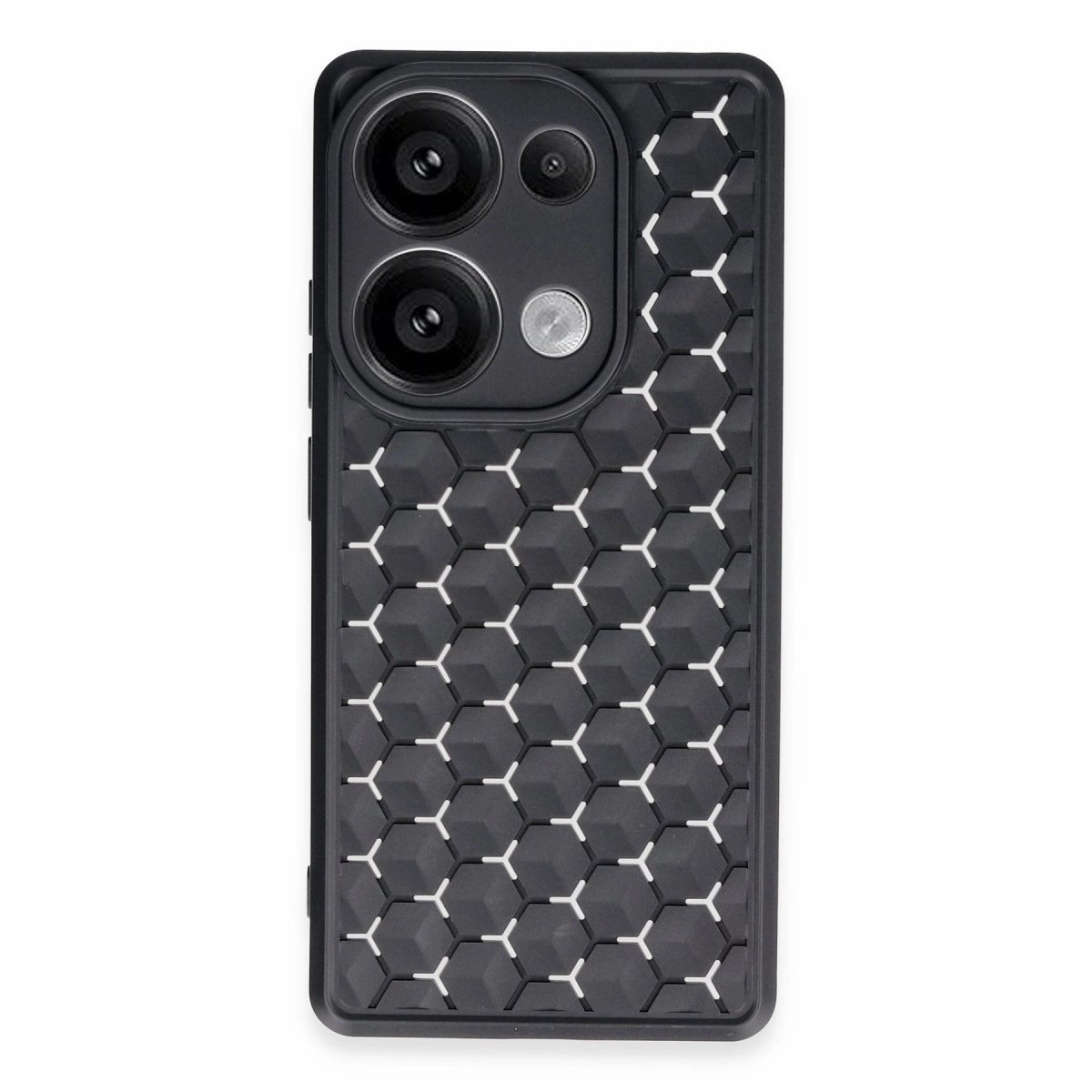 Xiaomi Redmi Note 13 Pro 5g Kılıf Petek Silikon Kapak - Siyah Xiaomi Redmi Note 13 Pro 5g Kılıf Petek Silikon Kapak - Siyah