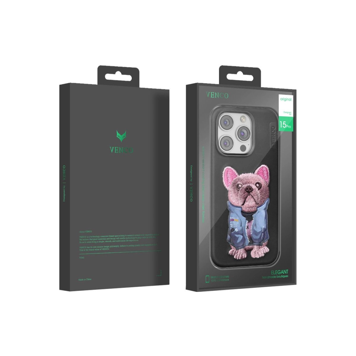 Venco İphone 11 Cute Desenli Kapak - Siyah Venco İphone 11 Cute Desenli Kapak - Siyah