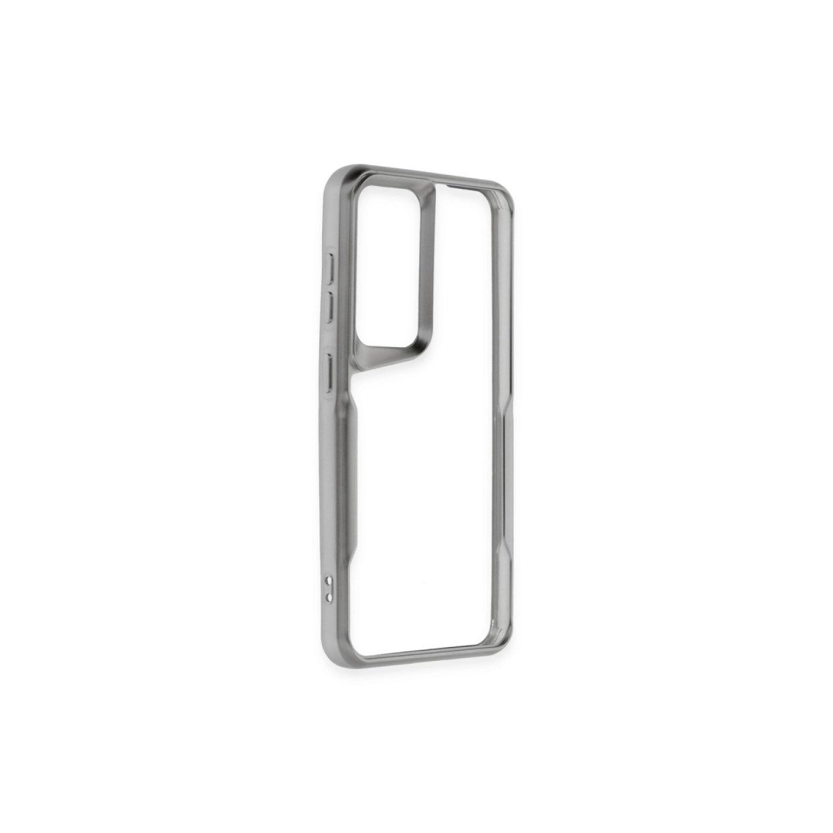 Samsung Galaxy A55 5g Kılıf Boyi Silikon Kapak - Gümüş