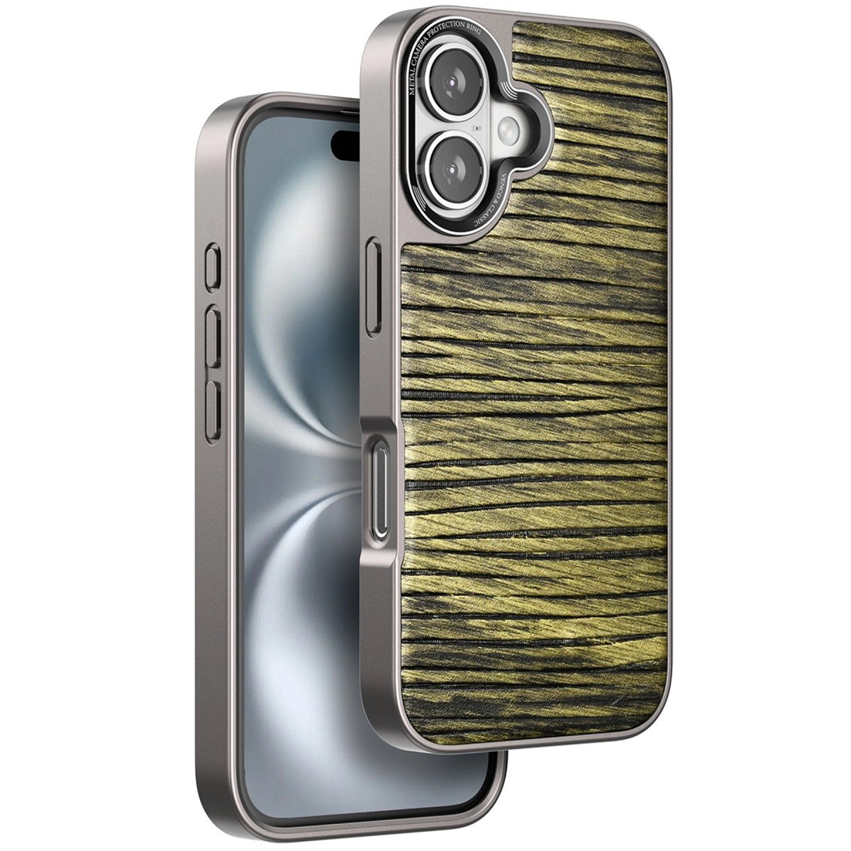 Venco İphone 16 Wave Kapak - Koyu Kahve Venco İphone 16 Wave Kapak - Koyu Kahve