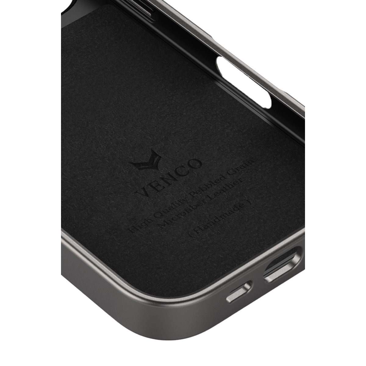 Venco İphone 16 Pro Brand Kapak - Gümüş