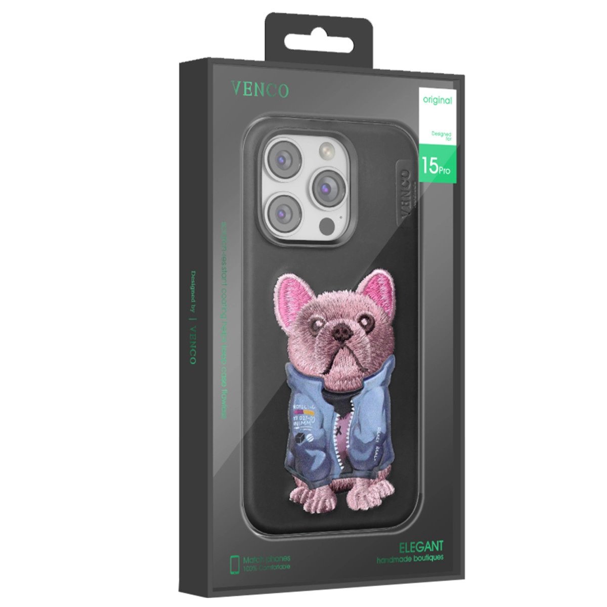 Venco İphone 16 Pro Max Cute Desenli Kapak - Lacivert Venco İphone 16 Pro Max Cute Desenli Kapak - Lacivert