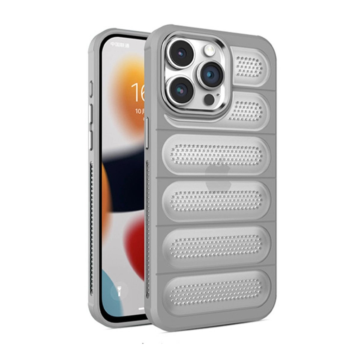 İphone 15 Pro Max Kılıf Airmax Silikon Kapak - Titan Gri İphone 15 Pro Max Kılıf Airmax Silikon Kapak - Titan Gri