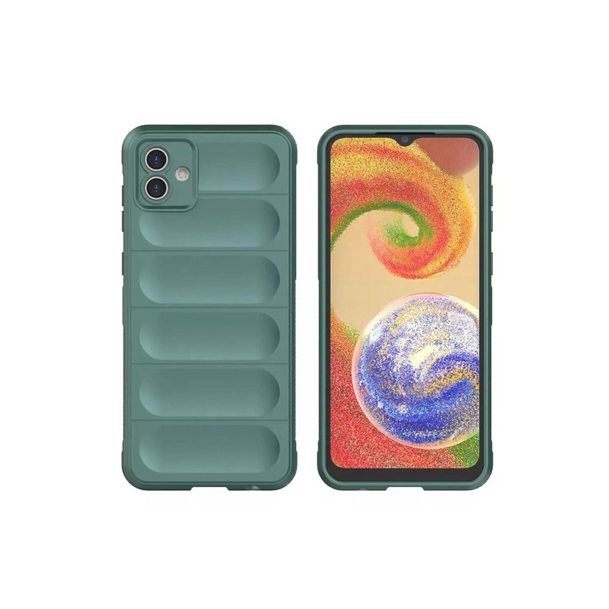 Samsung Galaxy A05 Kılıf Optimum Silikon - Koyu Yeşil Samsung Galaxy A05 Kılıf Optimum Silikon - Koyu Yeşil