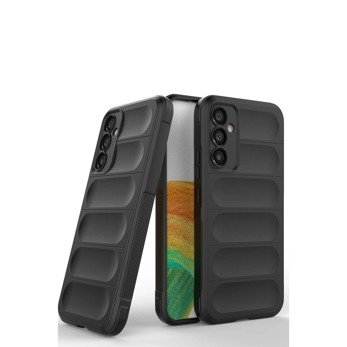 Samsung Galaxy A05s Kılıf Optimum Silikon - Siyah Samsung Galaxy A05s Kılıf Optimum Silikon - Siyah