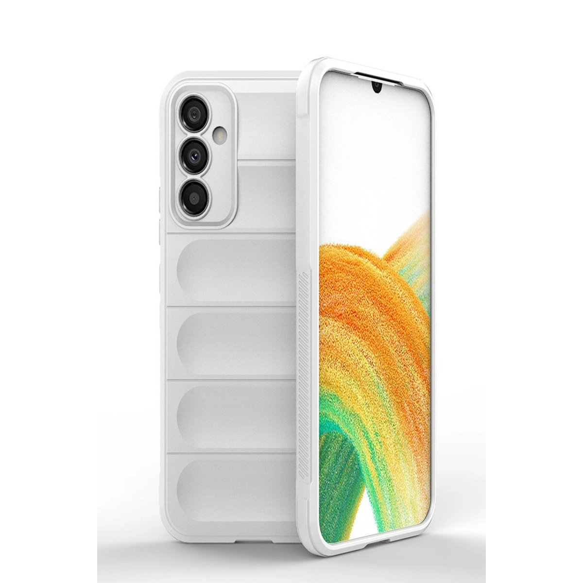 Samsung Galaxy A05s Kılıf Optimum Silikon - Krem Samsung Galaxy A05s Kılıf Optimum Silikon - Krem