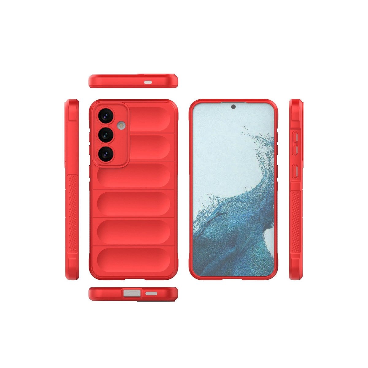 Samsung Galaxy S24 Kılıf Optimum Silikon - Kırmızı Samsung Galaxy S24 Kılıf Optimum Silikon - Kırmızı