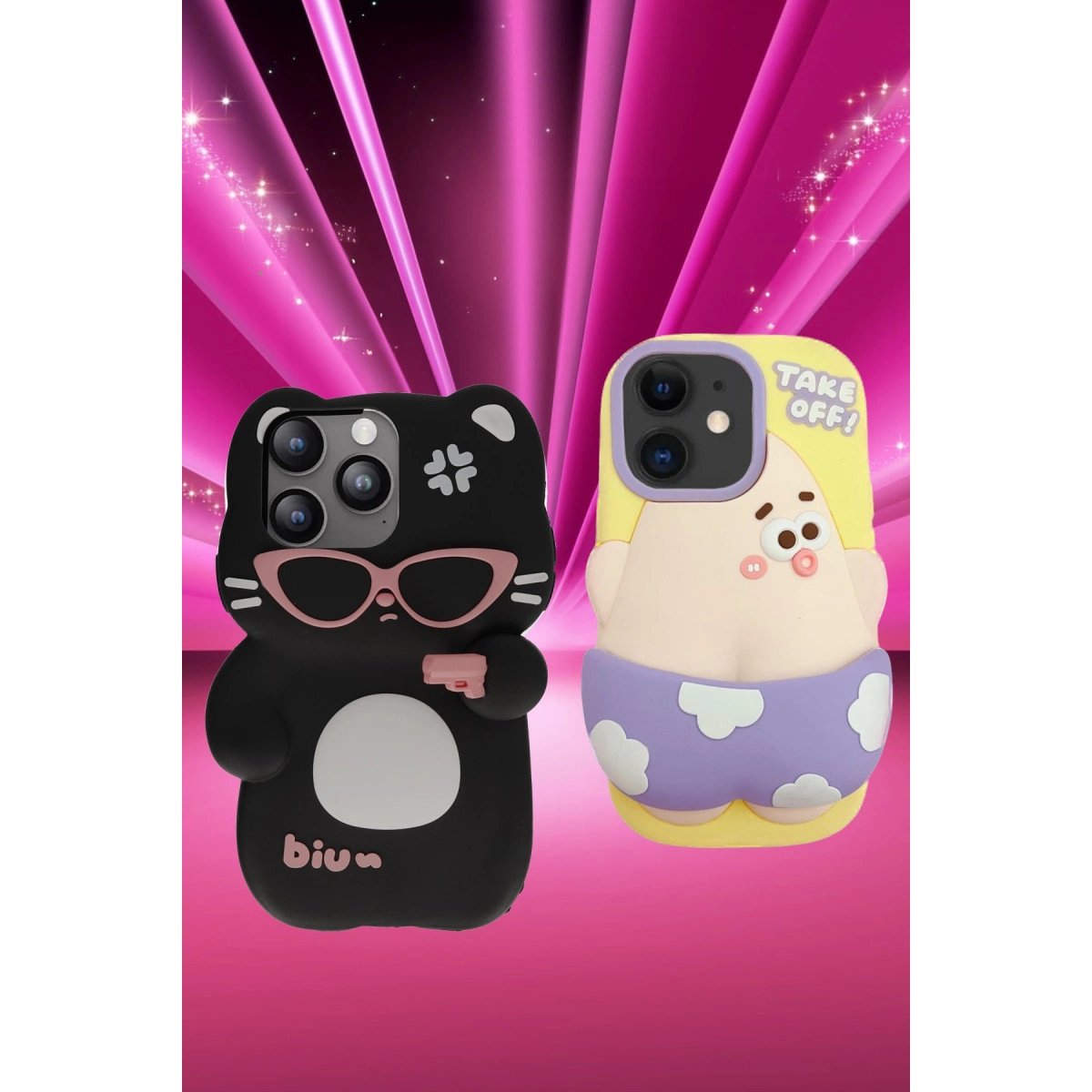 İphone 15 Pro Max Kılıf Poky Karakter Silikon Kapak - Desen 8 İphone 15 Pro Max Kılıf Poky Karakter Silikon Kapak - Desen 8