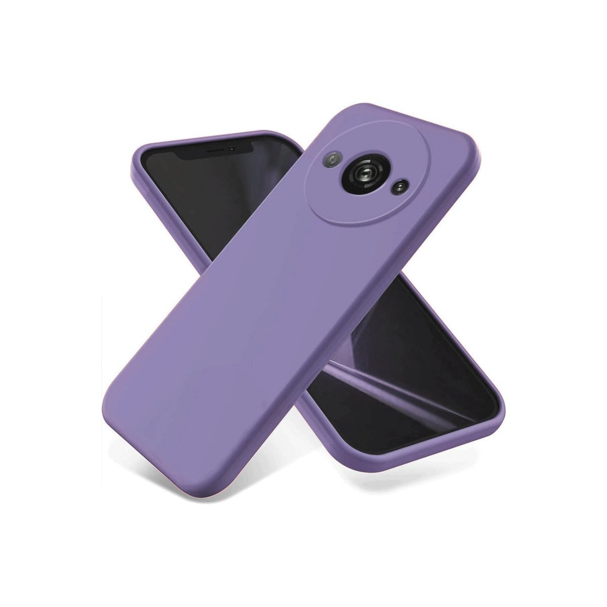 Xiaomi Redmi A3 4g Kılıf First Silikon - Lila
