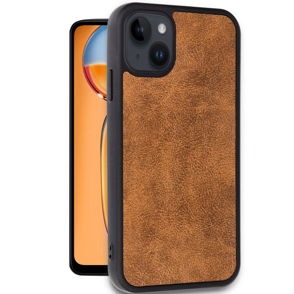 İphone 15 Kılıf Aras Deri Kapak - Taba İphone 15 Kılıf Aras Deri Kapak - Taba