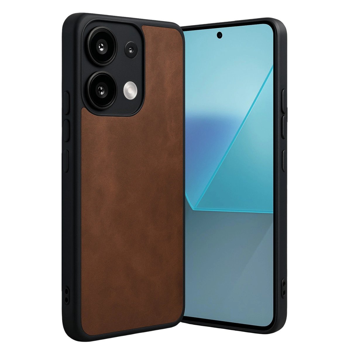 Xiaomi Redmi Note 13 4g Kılıf Aras Deri Kapak - Taba Xiaomi Redmi Note 13 4g Kılıf Aras Deri Kapak - Taba