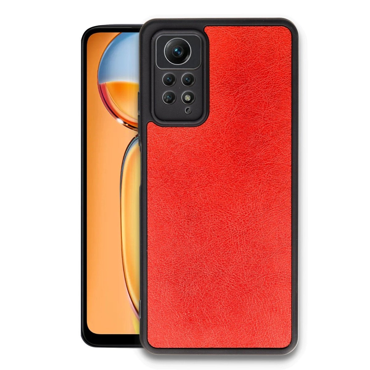Xiaomi Redmi Note 12 Pro 4g Kılıf Aras Deri Kapak - Kırmızı Xiaomi Redmi Note 12 Pro 4g Kılıf Aras Deri Kapak - Kırmızı