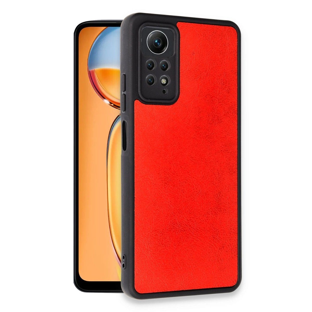 Xiaomi Redmi Note 12 Pro 4g Kılıf Aras Deri Kapak - Kırmızı Xiaomi Redmi Note 12 Pro 4g Kılıf Aras Deri Kapak - Kırmızı