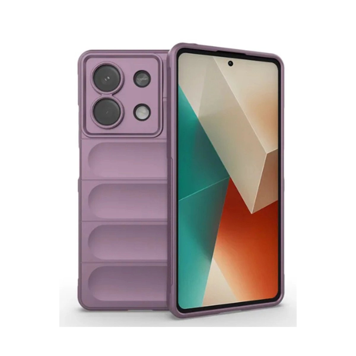 Xiaomi Poco X6 Kılıf Optimum Silikon - Mor Xiaomi Poco X6 Kılıf Optimum Silikon - Mor