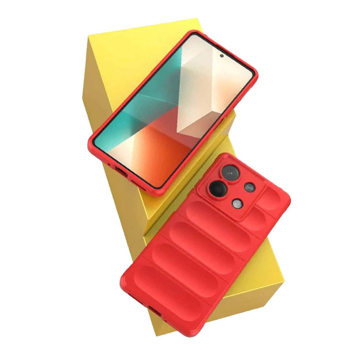 Xiaomi Poco X6 Kılıf Optimum Silikon - Mor Xiaomi Poco X6 Kılıf Optimum Silikon - Mor