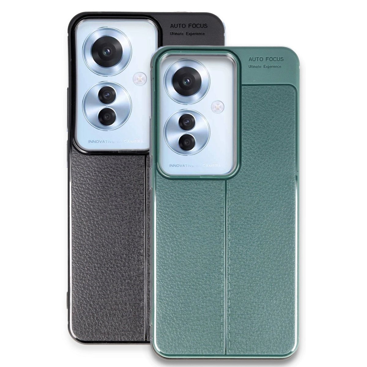 Oppo Reno 11f Kılıf Auto Focus Kapak - Siyah Oppo Reno 11f Kılıf Auto Focus Kapak - Siyah