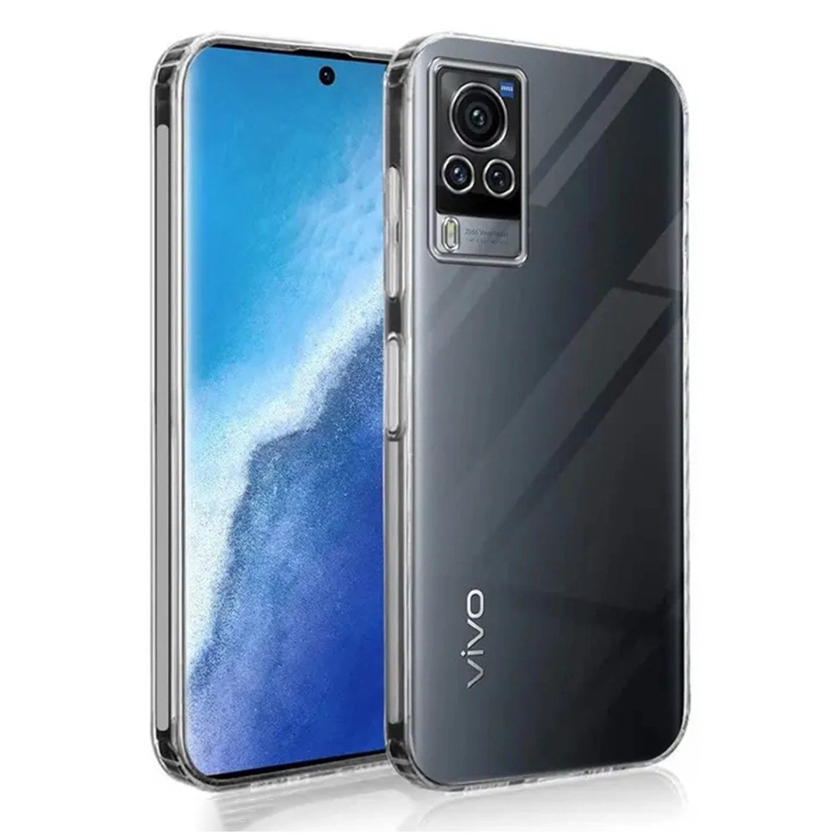 Vivo V30 5g Kılıf Lüx Şeffaf Silikon Vivo V30 5g Kılıf Lüx Şeffaf Silikon
