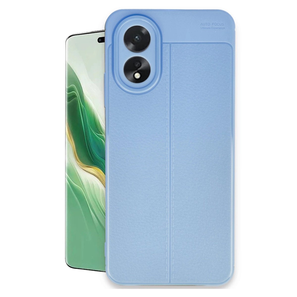 Oppo A38 Kılıf Auto Focus Kapak - Mavi Oppo A38 Kılıf Auto Focus Kapak - Mavi