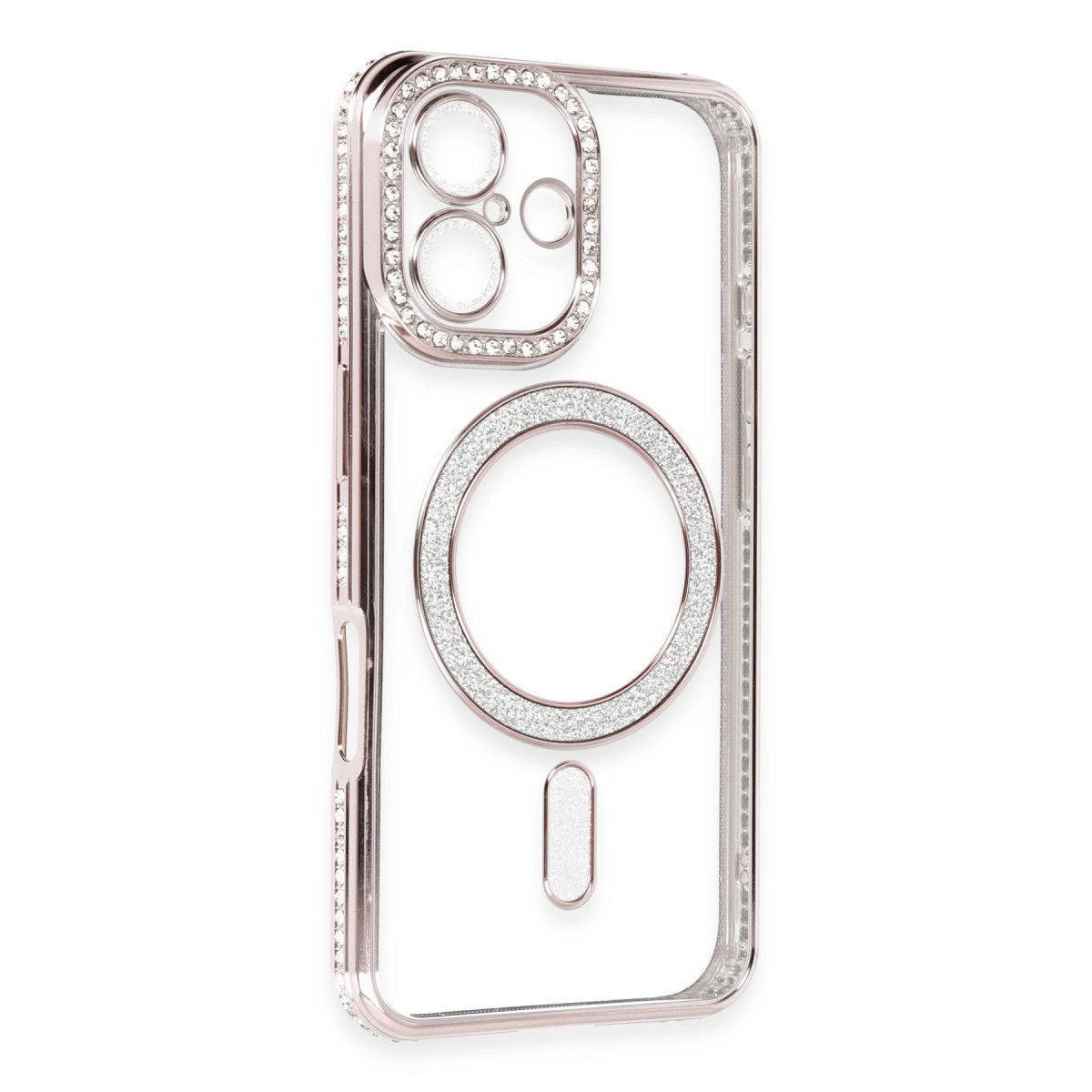 İphone 16 Kılıf Joke Simli Magneticsafe Kılıf - Pembe İphone 16 Kılıf Joke Simli Magneticsafe Kılıf - Pembe