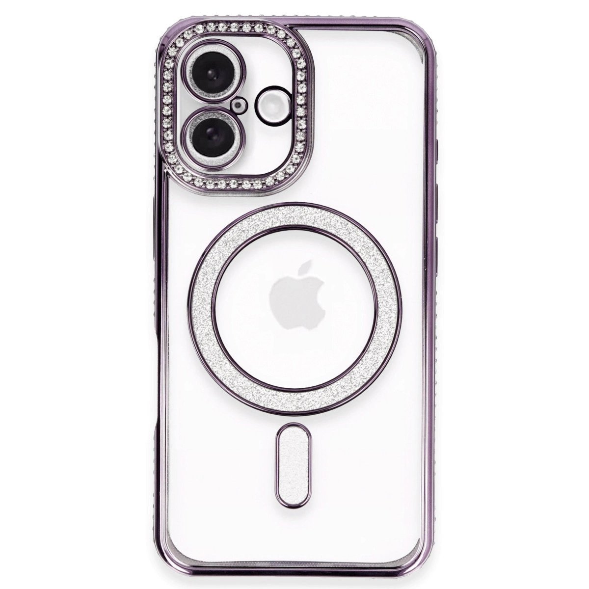 İphone 16 Plus Kılıf Joke Simli Magneticsafe Kılıf - Derin Mor İphone 16 Plus Kılıf Joke Simli Magneticsafe Kılıf - Derin Mor