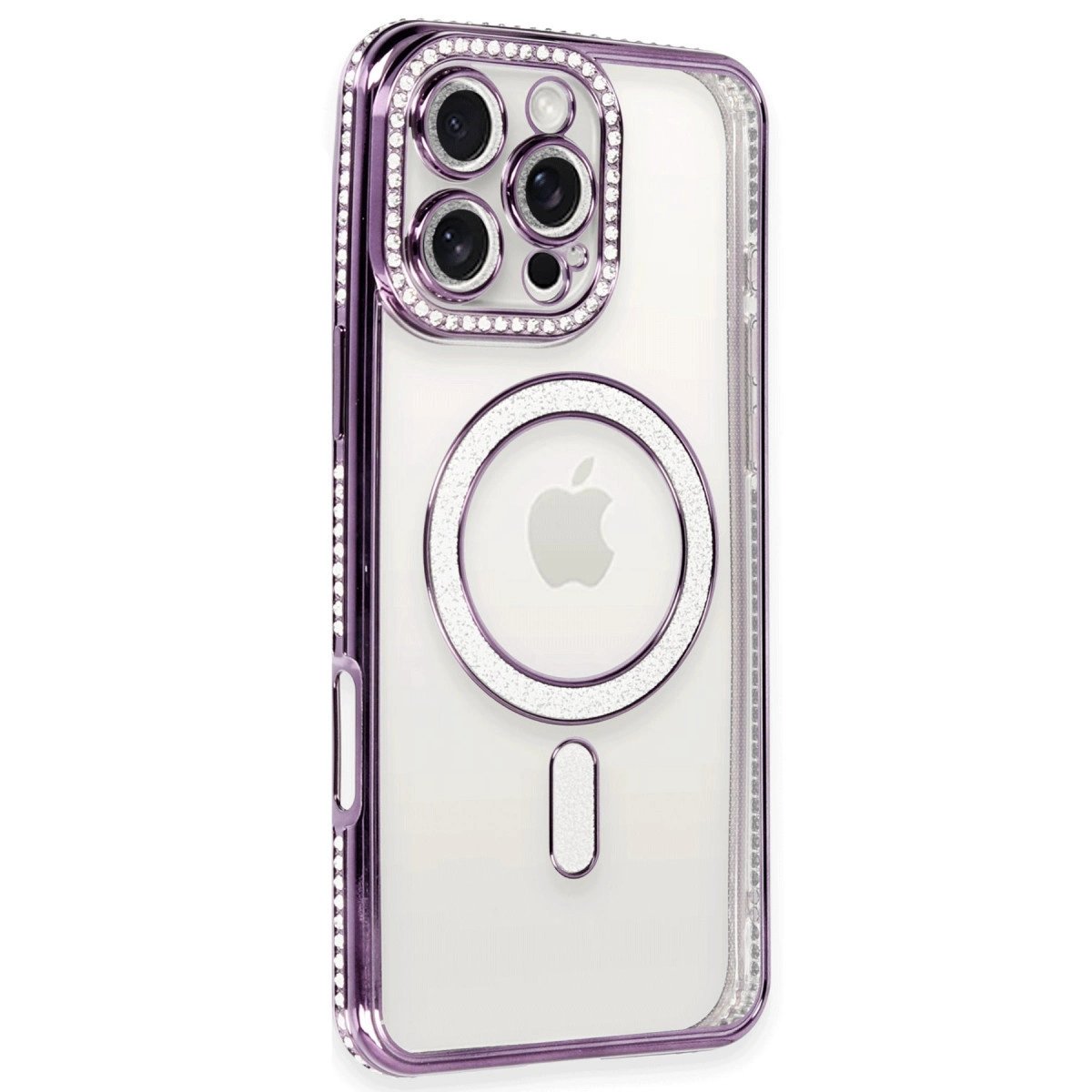 İphone 16 Pro Kılıf Joke Simli Magneticsafe Kılıf - Derin Mor İphone 16 Pro Kılıf Joke Simli Magneticsafe Kılıf - Derin Mor