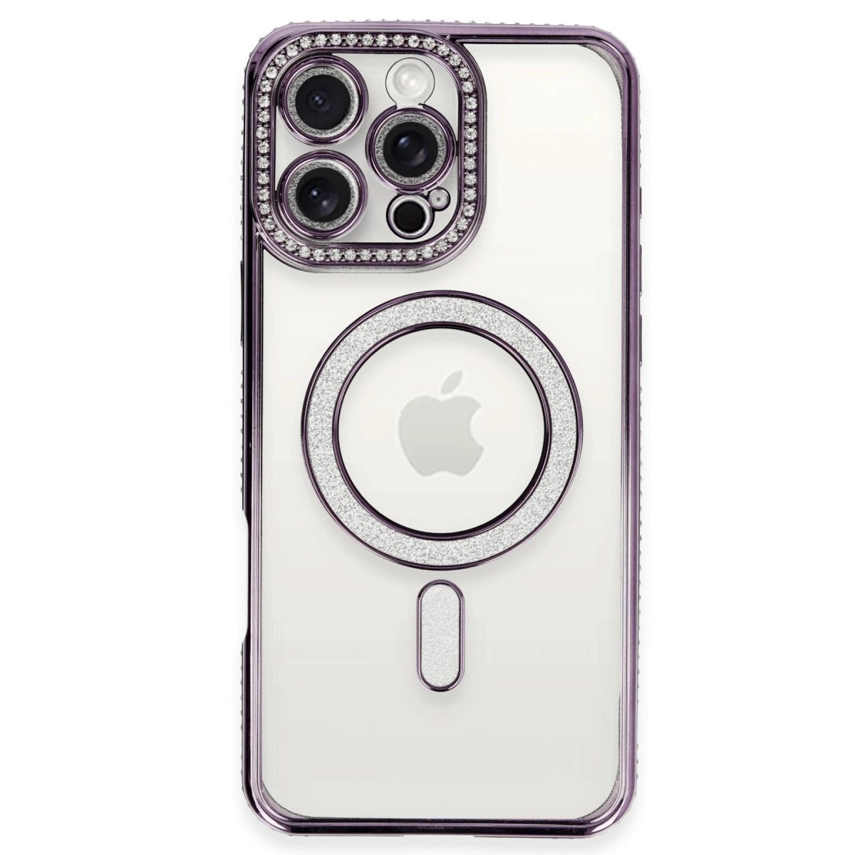 İphone 16 Pro Kılıf Joke Simli Magneticsafe Kılıf - Derin Mor İphone 16 Pro Kılıf Joke Simli Magneticsafe Kılıf - Derin Mor