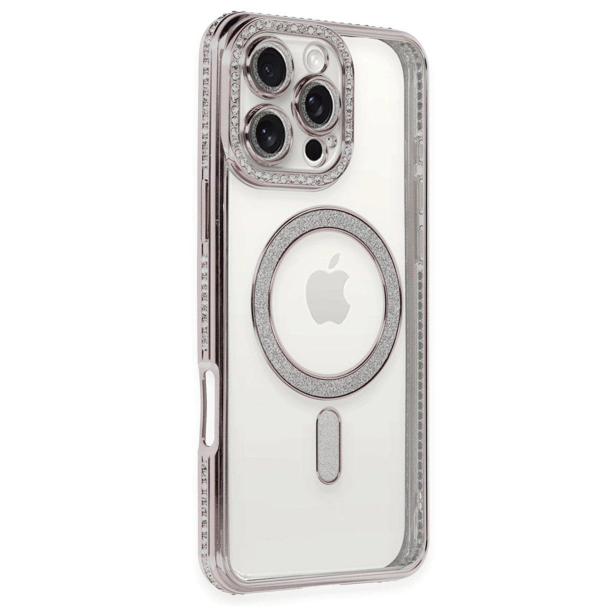 İphone 16 Pro Kılıf Joke Simli Magneticsafe Kılıf - Pembe İphone 16 Pro Kılıf Joke Simli Magneticsafe Kılıf - Pembe