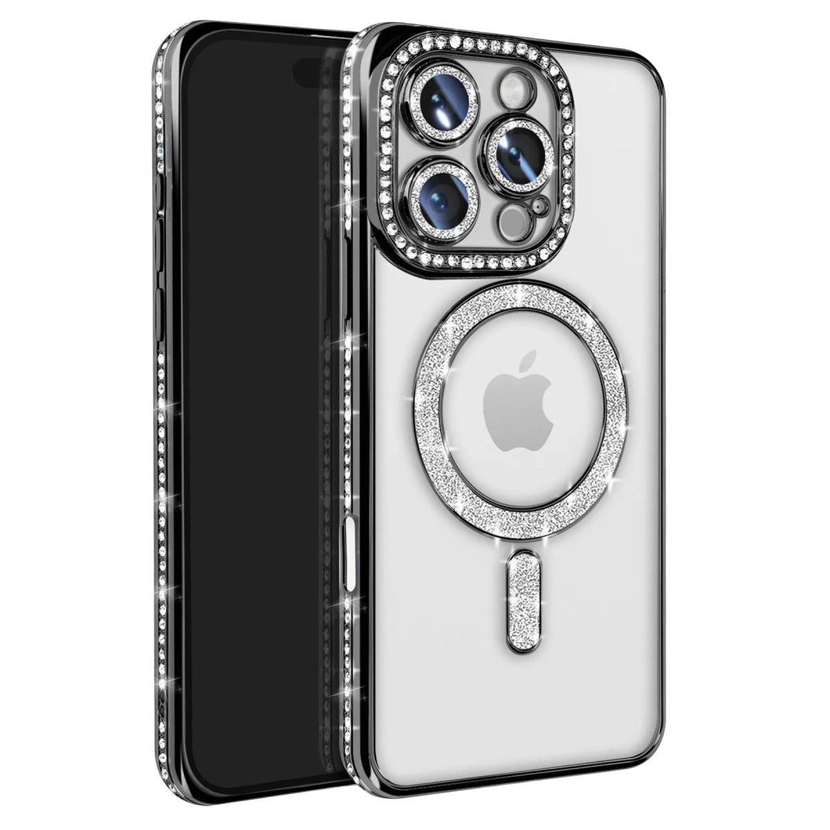 İphone 16 Pro Max Kılıf Joke Simli Magneticsafe Kılıf - Siyah İphone 16 Pro Max Kılıf Joke Simli Magneticsafe Kılıf - Siyah
