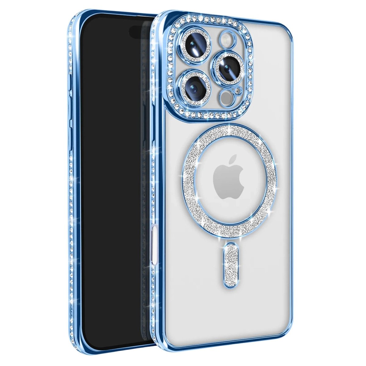 İphone 16 Pro Max Kılıf Joke Simli Magneticsafe Kılıf - Mavi İphone 16 Pro Max Kılıf Joke Simli Magneticsafe Kılıf - Mavi