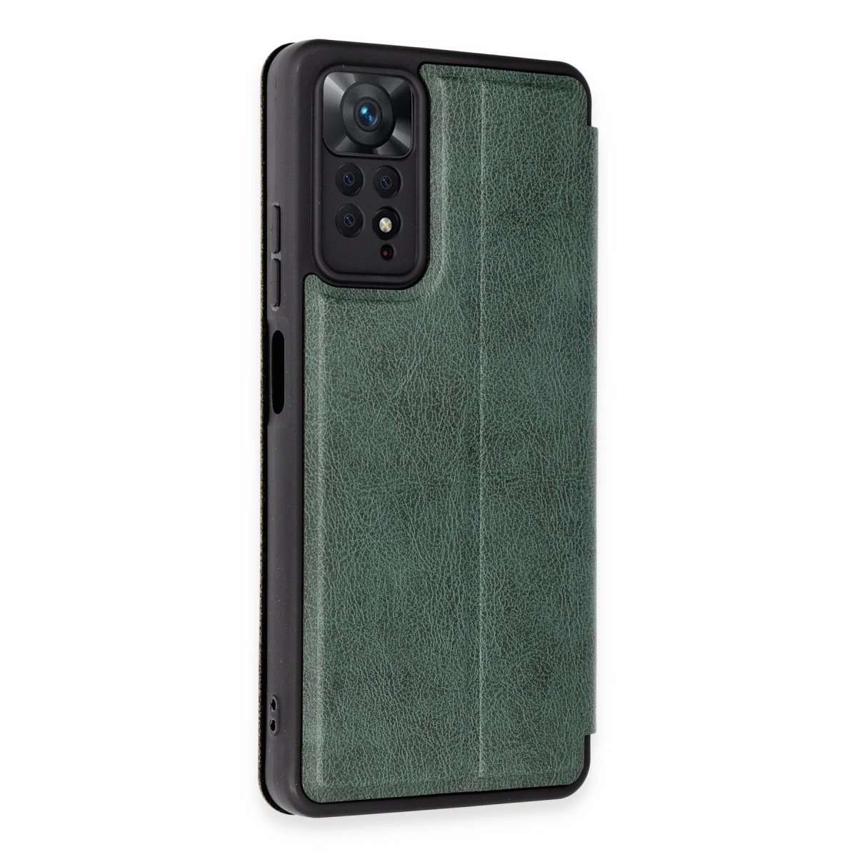 Xiaomi Redmi Note 12 Pro 4g Kılıf Flip Cover - Koyu Yeşil Xiaomi Redmi Note 12 Pro 4g Kılıf Flip Cover - Koyu Yeşil